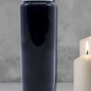 bougie neuvaine unie noire