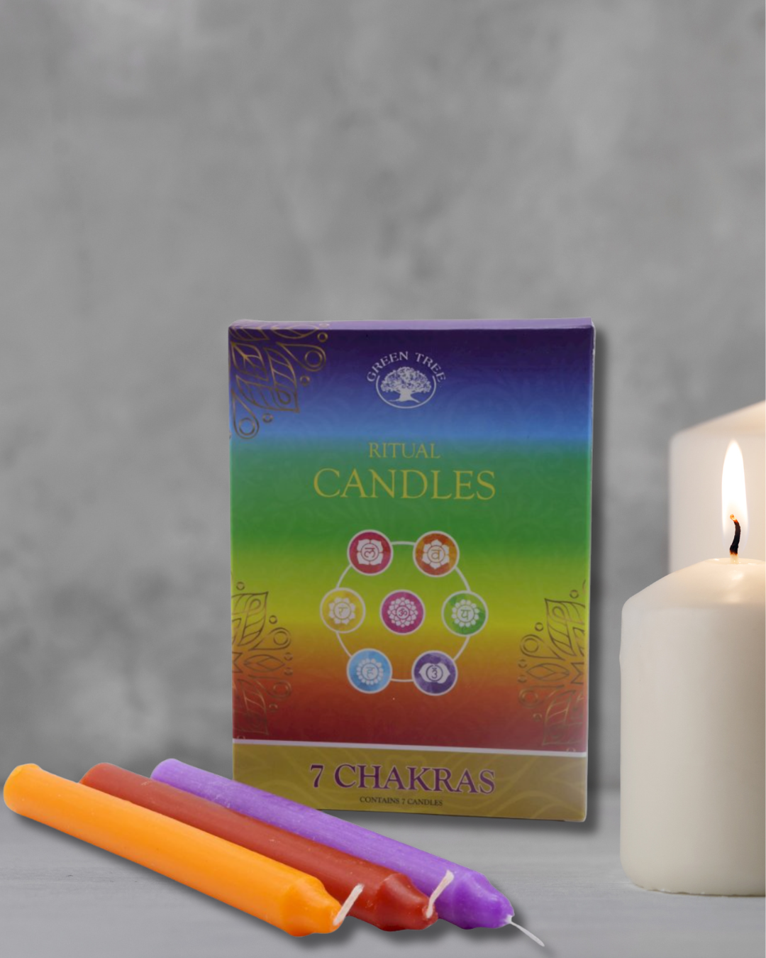 bougies 7 chakras