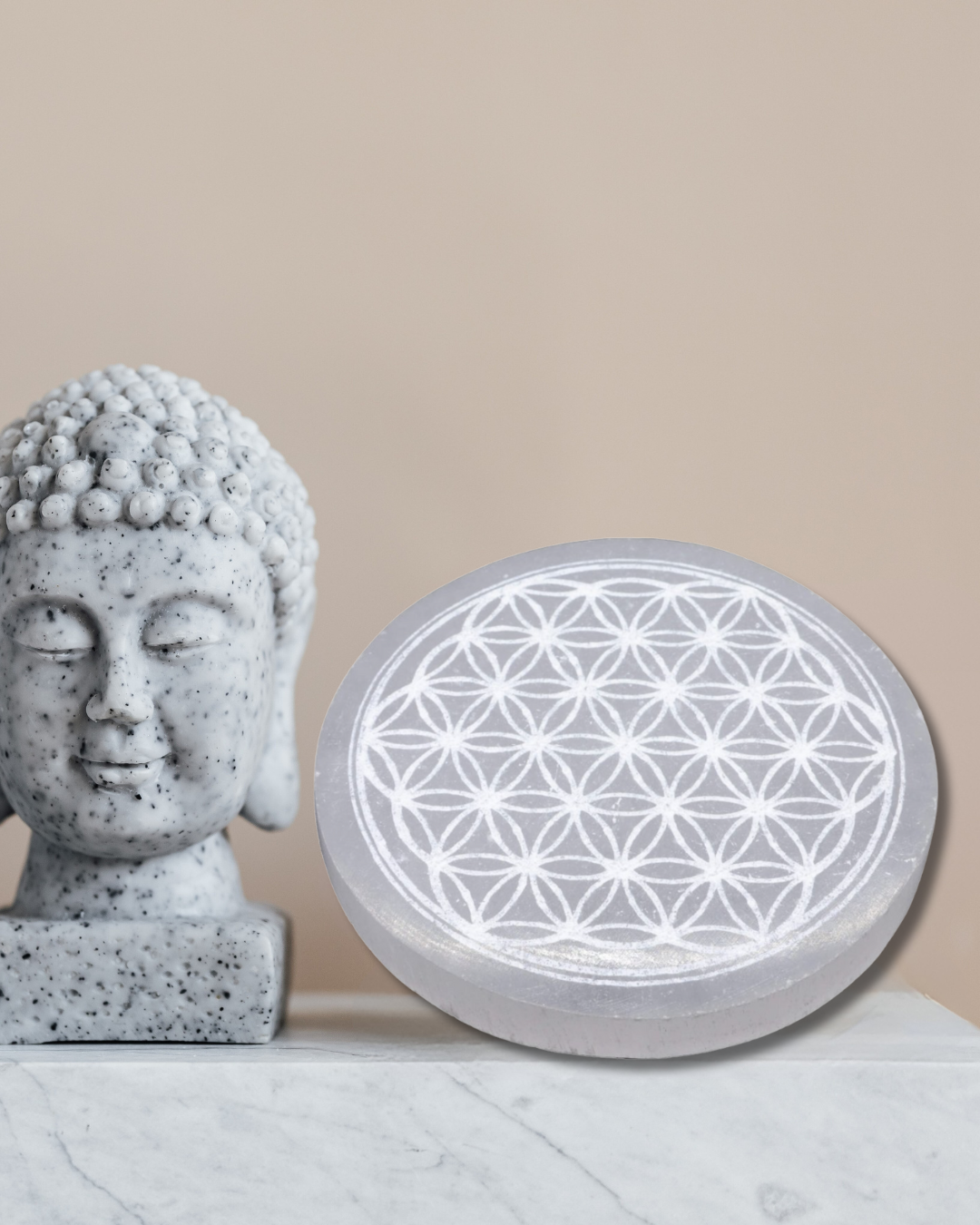 Fleur de vie Sélénite