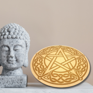 Plaque Bois Pentacle