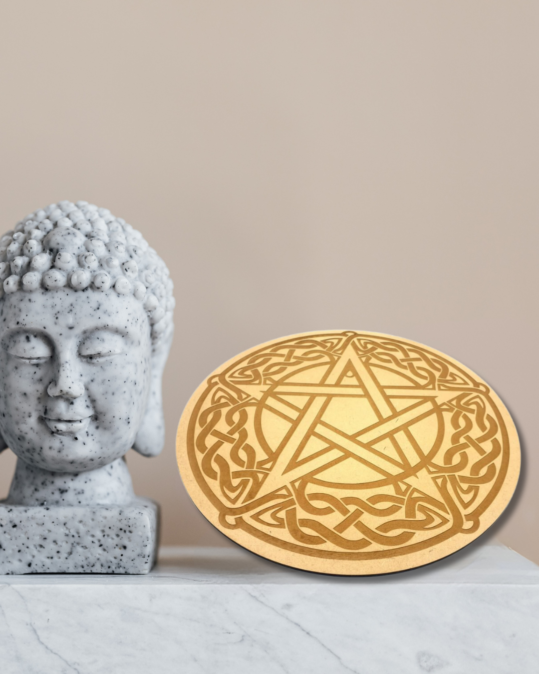 Plaque Bois Pentacle