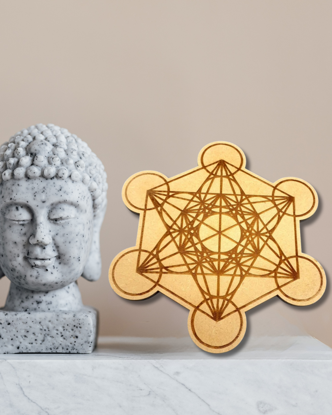 Plaque bois Métatron